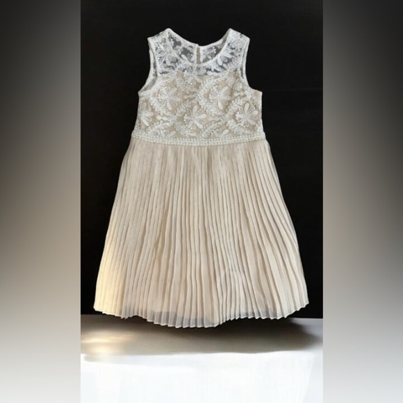 Rare Editions Cream Lace Little Girl's Formal Dress. Pageant.  Special occasions - Picture 1 of 16